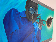 Miles in Blue - Giclee
