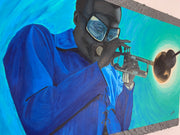 Miles in Blue - Giclee